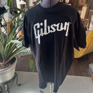 Gibson Black T-Shirt size 2XL